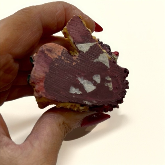 Vintage “ Steven, “ Teddy Bear Figurine with Red and Cream Outfit - Picture 8 of 8